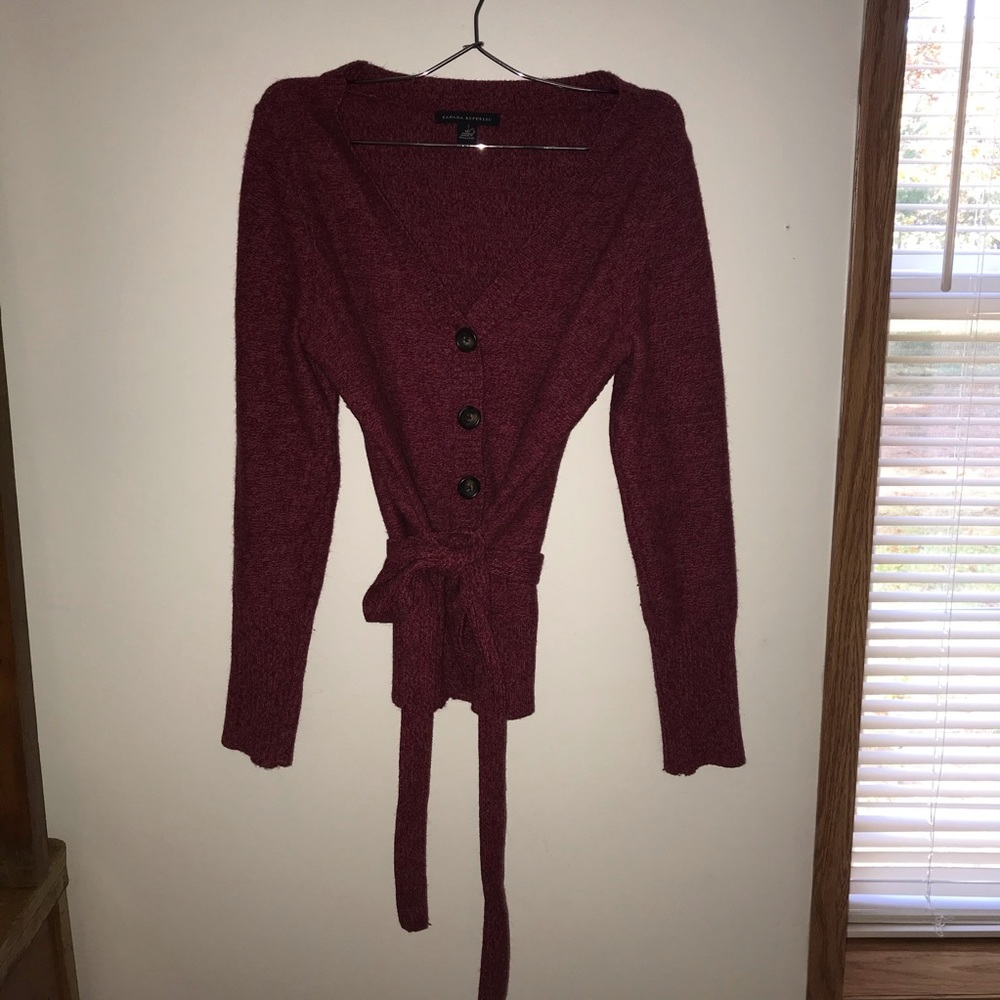 Banana Republic Maroon Sweater